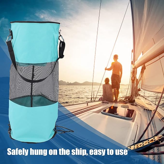 EVTSCAN Boat Trash Bags Reusable Waterproof Portable Mesh Trash Bags for Boat Garbage Storage