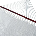 Double Caribbean Hammock - Soft-Spun Polyester - 48 inch (White)