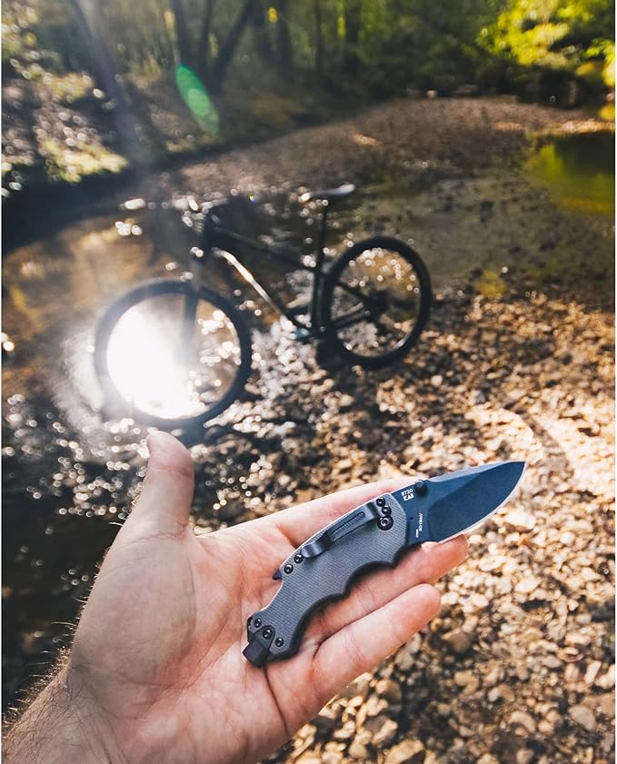 Kershaw Shuffle DIY Compact Multifunction Pocket Knife (8720) 2.4 Inch 8Cr13MoV Steel Blade with Black Oxide Coating Every Day Utility Knife with Carbon Strength and High Tech Function 3.5 oz.Gray