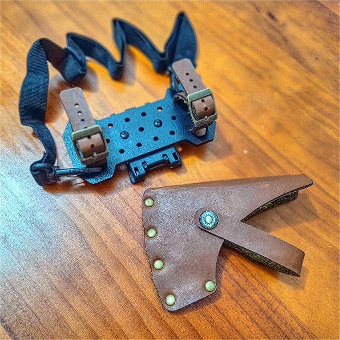 Portable Accessories with Hatchet Cover Axe Leather PU Sheath Bushcraft Camping Tools for Outdoor Camping Blade Protection