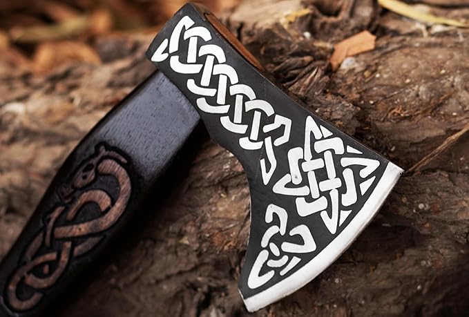 |20 Viking AxeHatchetThrowing AxeHand AxeGifts for himWood Working ToolViking Gifts for MenCamping HatchetTomahawkBearded Axe (WCA-007)