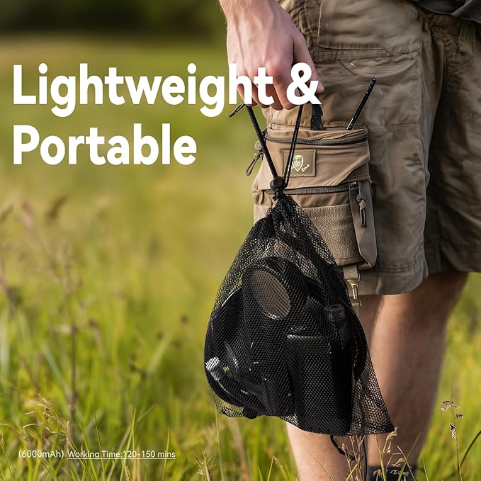 Portable Shower for Camping 6000mAh Rechargeable Camping Shower Pump with Power &amp Temperature Display Shower Head and Bidet SprayerOutdoor Shower Pump for Hiking Travel Pet