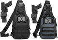ATBP Small Tactical Sling Bag for Men with Holster Military EDC Shoulder Bag CCW Crossbody Bag 7 Liters