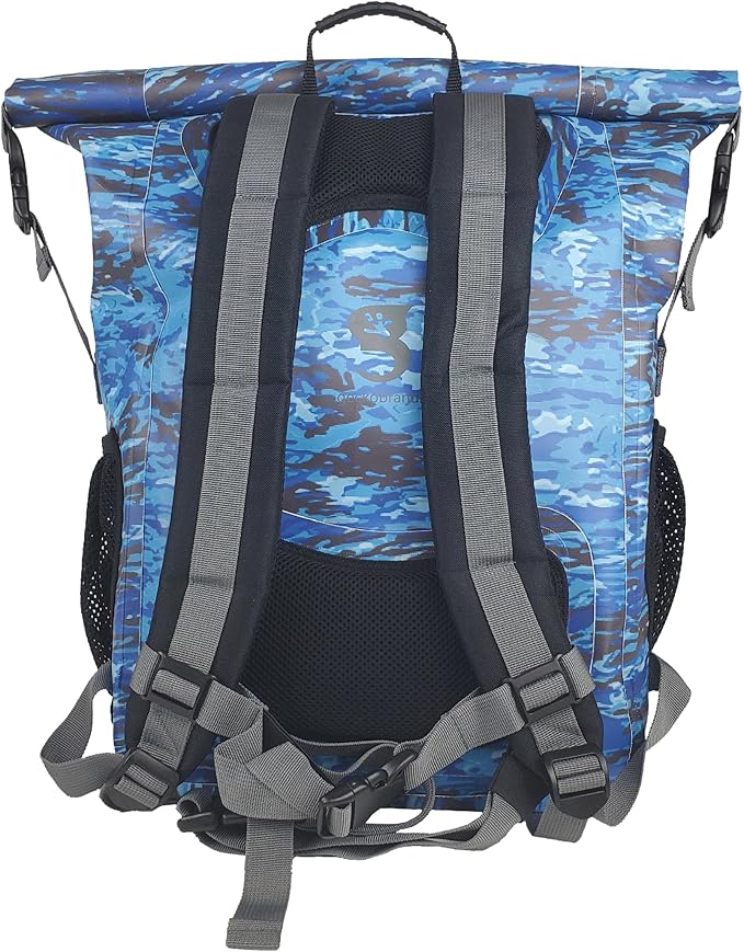 geckobrands Paddler 30L Waterproof Backpack – Durable PVC Tarpaulin Bag for Extreme Conditions