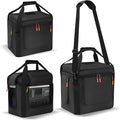Carrying Case Compatible with Anker SOLIX C1000/C1000 Gen 2/C800/C800 Plus Portable Power Station Bag with Shoulder Strap Portable Generator Cover Compatible for Outside (Black without wheels)