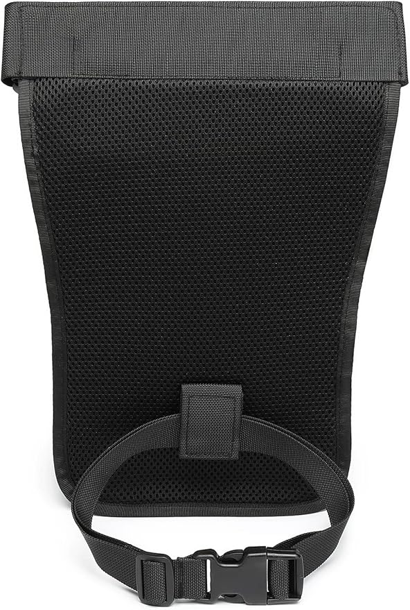 ATBP Motorcycle Tactical Drop Leg Thigh Bag with Holster Handgun Firearm Pistol Bag for Men Hunting Shooting Range Additional 3 Magazine Storage Slots