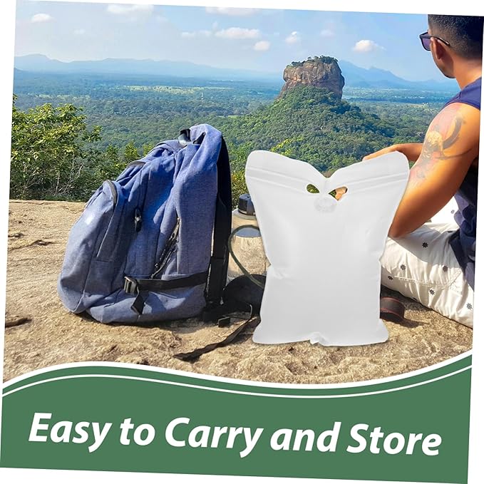 Portable Camping Shower Bag Lightweight Outdoor Water Storage Capacity with Showerhead and Compact Design for Hiking Travel and Bathing Needs