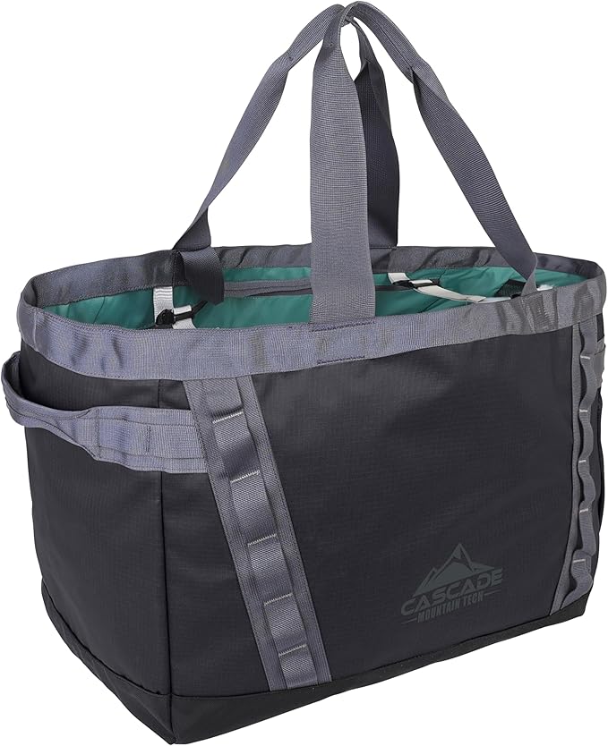 Cascade Mountain Tech Large Tote Bag with Compartments Shoulder Bag for Travel Work Gym