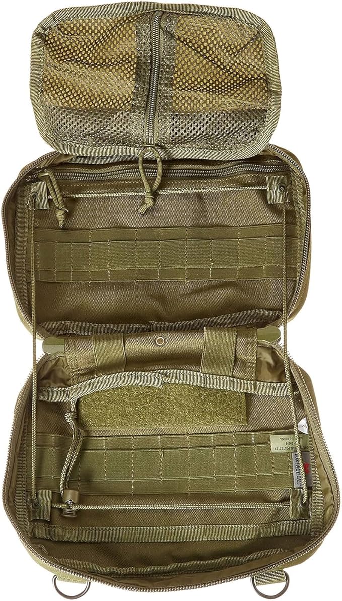 FOX OUTDOOR PRODUCTS Enhanced Multi-Field Tool &amp Accessory Pouch | Modular Utility Pouch with Drop Flap &amp Internal Organizers