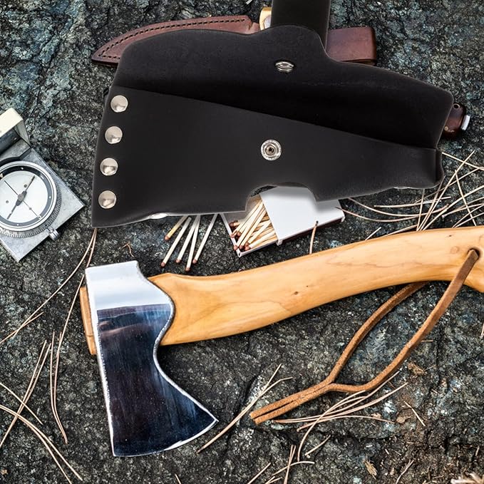 Abaodam 3pcs Portable Hatchet Protective Sleeve for Outdoor Use Case for Storage and Carrying for Camping and Barbecues Design
