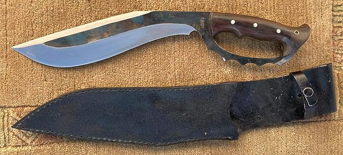 12 D-Guard Handle Farmer Rust free Kukri - Survival Hunting Khukuri High Carbon Steel Fishing Knife Outdoor Camping Tool Activities