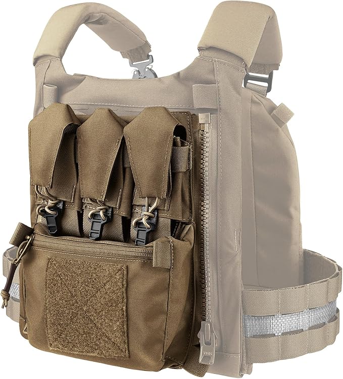 PETAC GEAR TacTical BackPackZip On Back Panel Banger For V5 Vest | Banger