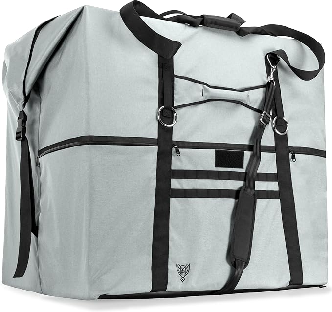 Xtreme Sight Line ~ G CUBƎ 450 Faraday Bag for Large Generators and Electronics ~ Protects Against EMP/CME/EMF/RF ~ Diamond Form Farday Lined Interior ~ Silver