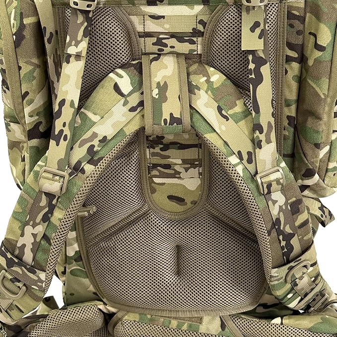 55L Tactical Backpack Large Military Backpack Versatile Assault Bag Assault Pack Molle Bag for Camping Hiking Backpacking Hunting