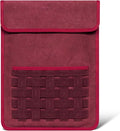 Gexmil Protective Tablet Sleeve for iPad Pro 13 Inch (M4) 2024 iPad Air 13 Inch M3/M2 iPad Pro 12.9 InchGalaxy Tab S9 Plus/S10+/S10 Plus/S9 FE+/S9 FE Plus 12.4 Red