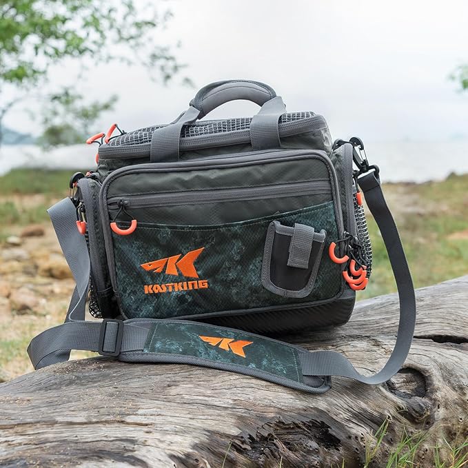KastKing Fishing Gear &amp Tackle Bags - Saltwater Resistant Fishing Bags - Fishing Tackle Storage Bags