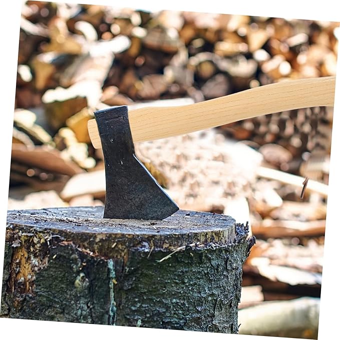 BESPORTBLE 4sets Replacement Handle for Axe Wooden Hatchet Handle for Hiking Hunting and Outdoor Activities Smooth and Safe to Use