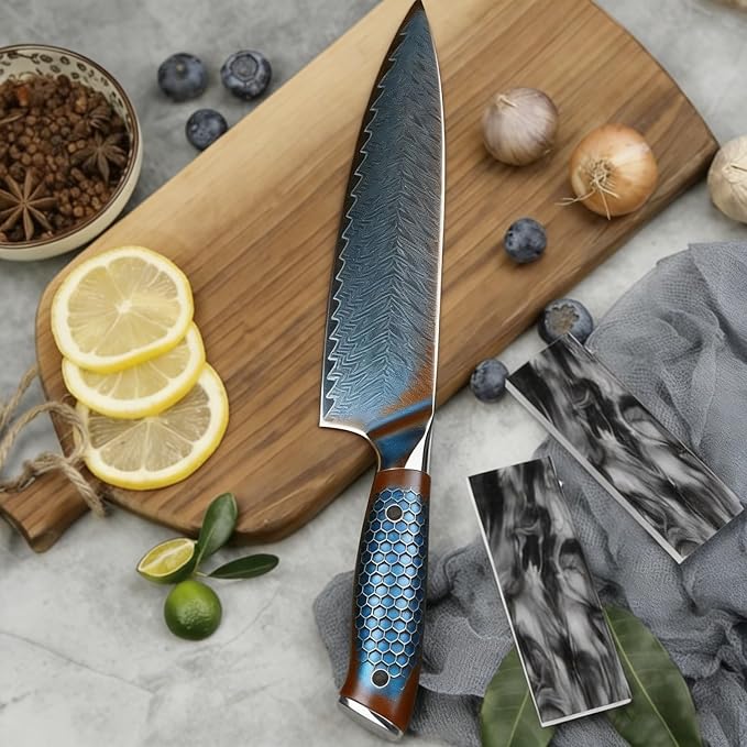 Knife Handle Patch Material Honeycomb Structure Texture DIY Handmade Carving DecorationBest Scales Blanks For Beginners(2pcs12x4x3cm)