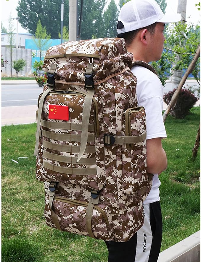 VIDECOR Sling Bag for Men Tactical Sling Backpack Large Shoulder Crossbody Bags Heavy Duty Water Resistant DaypackE