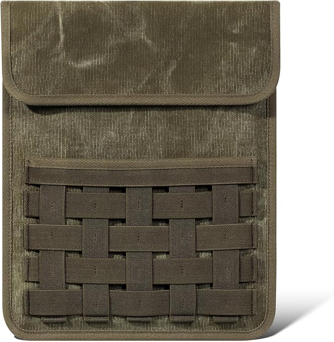 Gexmil Laptop Sleeve 16 inch 15-15.6 Inch Laptop Cover Compatible with MacBook Pro 16 M4 M3 M2 M1 HP Acer Dell Lenovo ASUS Notebook Computer Sleeve Bag with Pocket Army Green