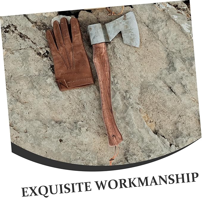 LIOOBO 2pcs Sturdy Wood Axe Handle Replacement Non-Skid Grip for Axe Repair Camp Fire Tool