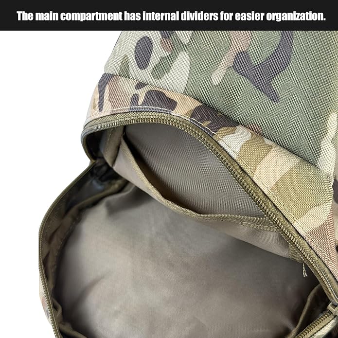 Tactical Crossbody Bag With Water Bottle Holder MOLLE Sling Pack EDC Tool Handbag for Men for Travel Daily Commute