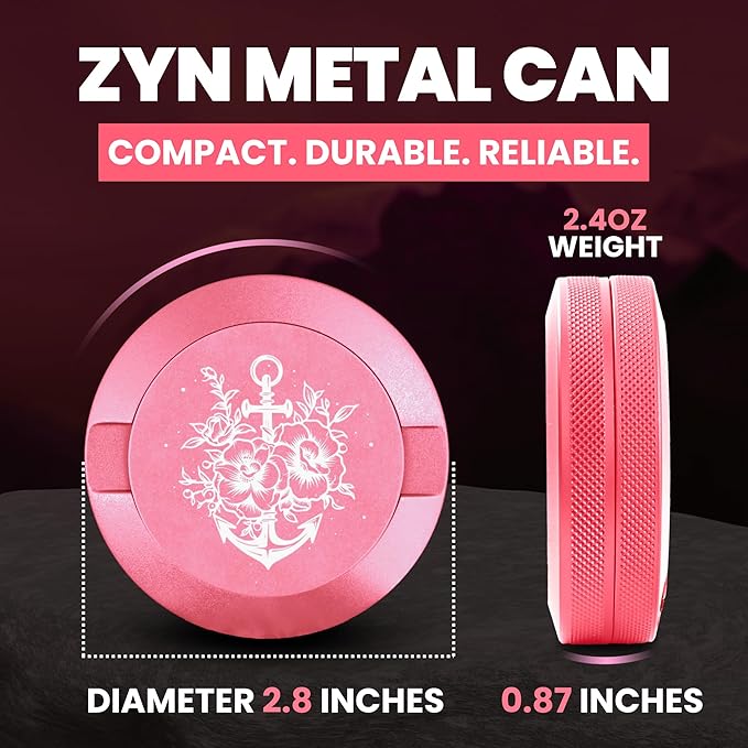 Premium Aluminum Organizer with Dual Compartment Design | Moisture Proof with Secure Seal Compact and Pocket-Friendly modern design | Pouch Container for storage with Pouch Tin