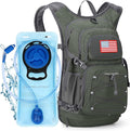Maelstrom Hydration Hiking Backpack with 2L/3L Water Bladder High Flow Bite Valve Water Backpack Men Women Lightweight Insulation for Hiking Cycling Running Climbing Camping