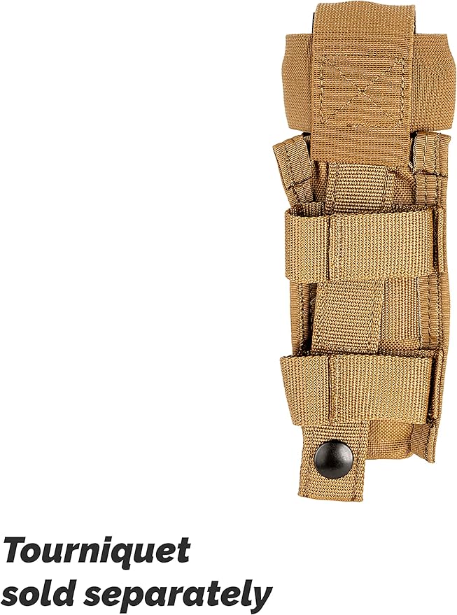 North American Rescue C-A-T Tourniquet Holder NAR CAT Gen 6 Gen 7 Tactical TQ Pouch MOLLE Connectors for Duty Belt Gear Vest