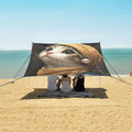 ALAZA Cute Cat Earrings Beach Tent Sun Shelter Portable Canopy Sunshade for Outdoor Camping Picnics Backyard Fun 10x9 ft