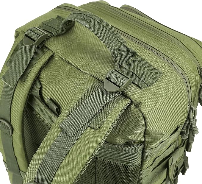 Military Tactical Backpack Large Army 3 Day Assault Pack Molle Bag Backpacks (ACU Camo) (Army Green)