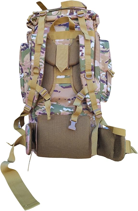65L Military Backpack – 5DAY RECON Waterproof 900D Oxford Rucksack MOLLE System Heavy Duty Outdoor Bag for Hiking Travel &amp Huntingl (Multicam 65L)