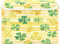 Shamrock Storage Baskets with Lids St. Patrick's Day Collapsible Bins Stackable Fabric Linen Baskets Closet Organizer Container 16.5x12.6x11.8
