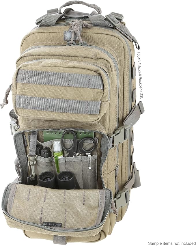 MAXPEDITION Falcon-II Backpack 23L Tactical Backpack Survival Pack Bug Out Bag MOLLE Go Bag for EDC 0513