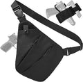 CCW Sling Bag for Concealed Carry Tactical Crossbody Sling Bag with Quick Access Compartment Low Profile Shoulder Chest Bag for Men &amp Women