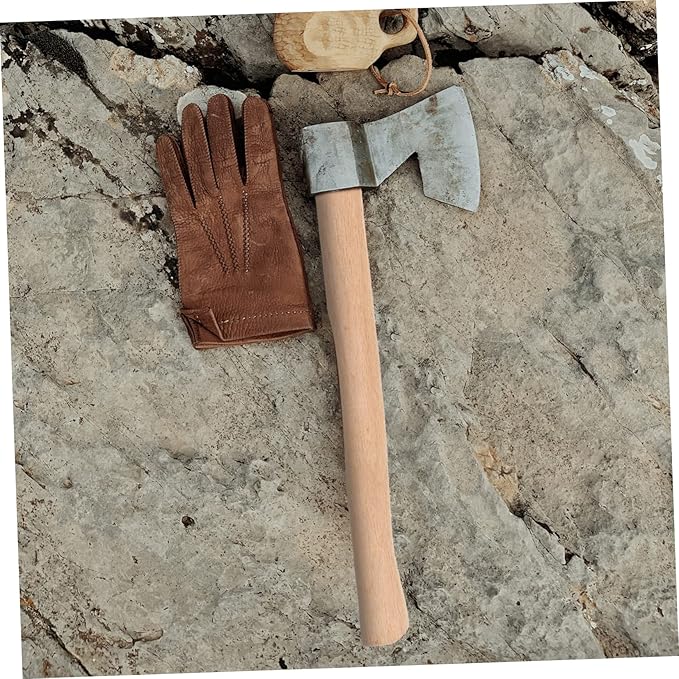 Wooden Axe Handle Replacement Durable Grip for Hatchet Easy to Install Comfortable Ergonomic Design for Outdoor Chopping and Woodworking Tasks
