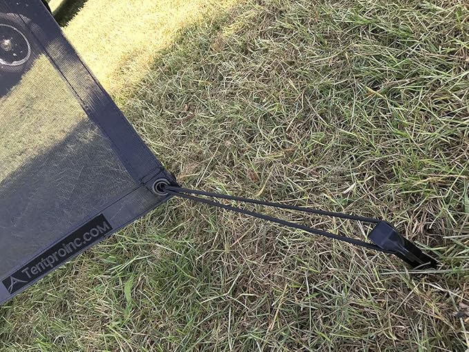 Tentproinc RV Awning Sun Shade Screen 6' X 14' 3'' (Fit for 15' Awning) Mesh Sunshade for RV Awning Sunscreen Motorhome Camping Trailer Awning Shadescreen Block UV Glare - 3 Year Warranty (Black)