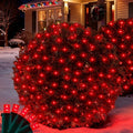 Led Christmas Net Lights for Bushes 132LED 6FT x 6FT Connectable UL Certified Net Lights for Bushes Tree Shrubs Xmas Trunk Green Wire Christmas Decorations