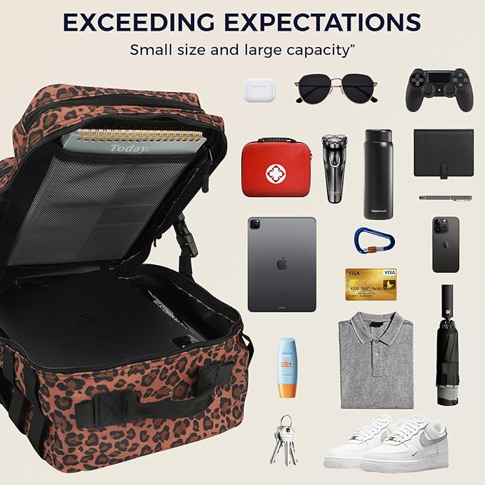 9L Mini Tactical Backpack for Men WomenSmall Military Tactical Backpack for SportGymHikingTravelCamping(Leopard)