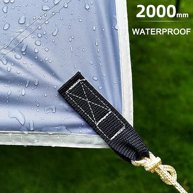 Patio Sunshade Canopy | 5.2x4.5m Outside Sun Protection Shelter | Outdoor Canopy Shelter | for Beach Picnic Fishing Backyard Garden Patio Lawn