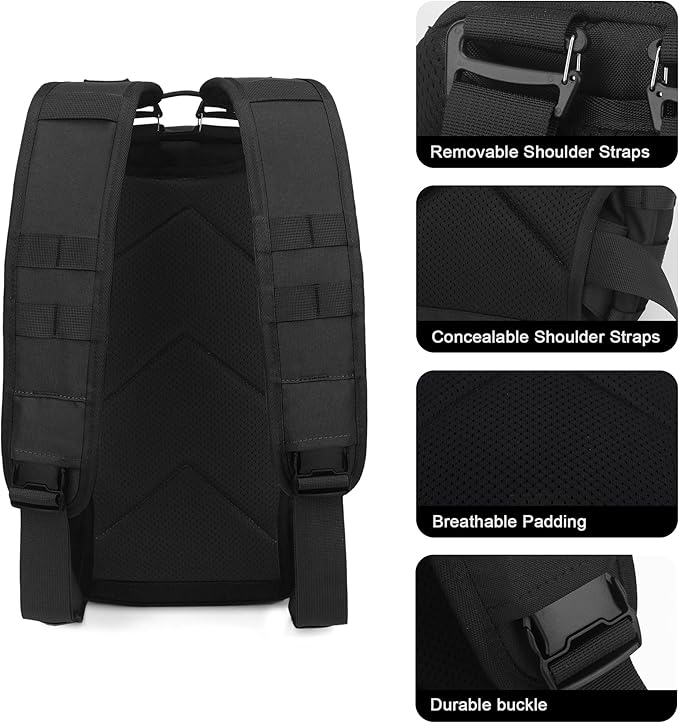 Mardingtop Small Tactical BackpackMolle Military Rucksack Daypack for Backpacking Camping Hiking Traveling18L Backpack