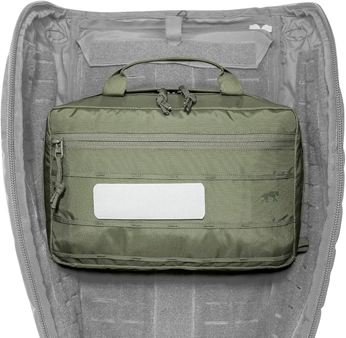 Tasmanian Tiger TT Multipurpose Pouch VL Backpack Accessory Bag with 6L Volume Backpack Organiser with Velcro Attachment EDC Pouch Olive