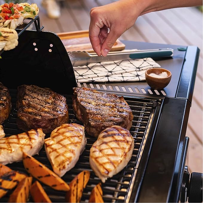 Charbroil Pro Series with Amplifire Infrared Technology 2-Burner Propane Gas Grill and Griddle Cabinet Black - 463676724