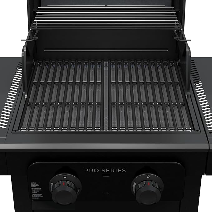 Charbroil Pro Series with Amplifire Infrared Technology 2-Burner Propane Gas Grill and Griddle Cabinet Black - 463676724