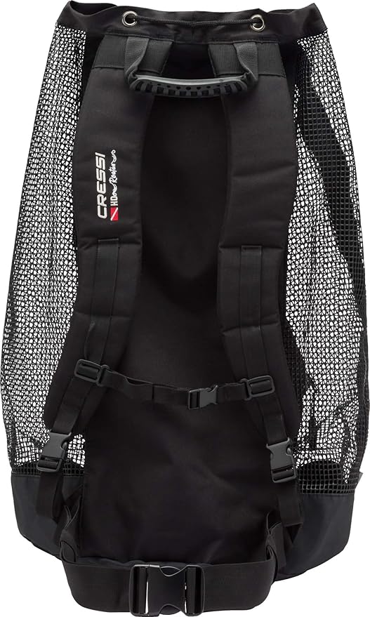 Cressi Heavy Duty Mesh Backpack 90 liters Capacity for Scuba Diving Water Sport Gear | Roatan: designed in Italy