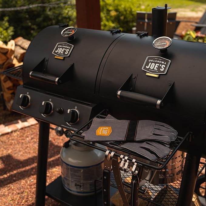 Oklahoma Joe's Canyon Combo DLX Charcoal and Propane Gas Smoker &amp Grill - 24203005