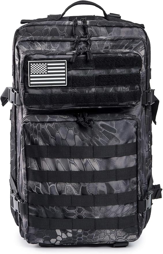 QT&ampQY 45L Tactical backpack &amp Tactical Toiletry Bag