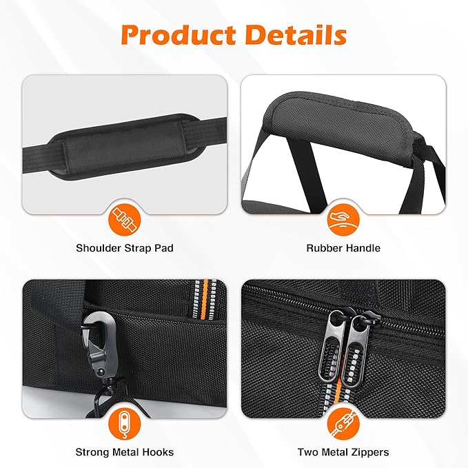 Carrying Case Compatible with Jackery Explorer 2000 v2/700 Plus Portable Power Station Storage Bag with Quick-Access Window &amp Ventilation for Camping Hiking