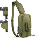 Sling Backpak Tactical Chest Pistol Bag Shoulder Bags Crossbody Sling Backpack Holster Bag for Concealed Carry