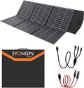 EYONGPV 400W Portable Solar Panel 26% HPBC Cells Foldable Solar Charger 15ft (4.5m) Cable 30A Anderson Output IP65 Waterproof for RV Camping for EcoFlow Anker Jackery Bluetti Power Station